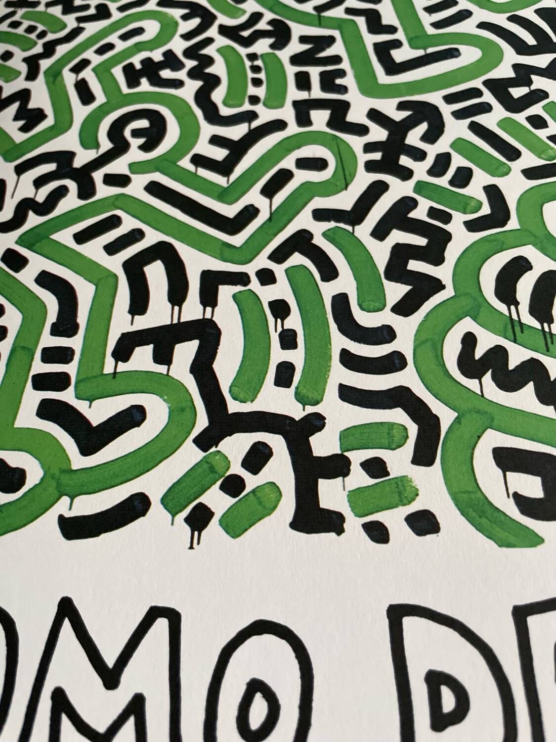 Keith Haring, Homo Decorans, 1985, Louisiana archives, copyright Keith Haring