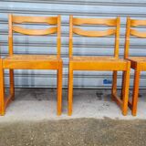 Set of 8 elm chairs Maison Regain