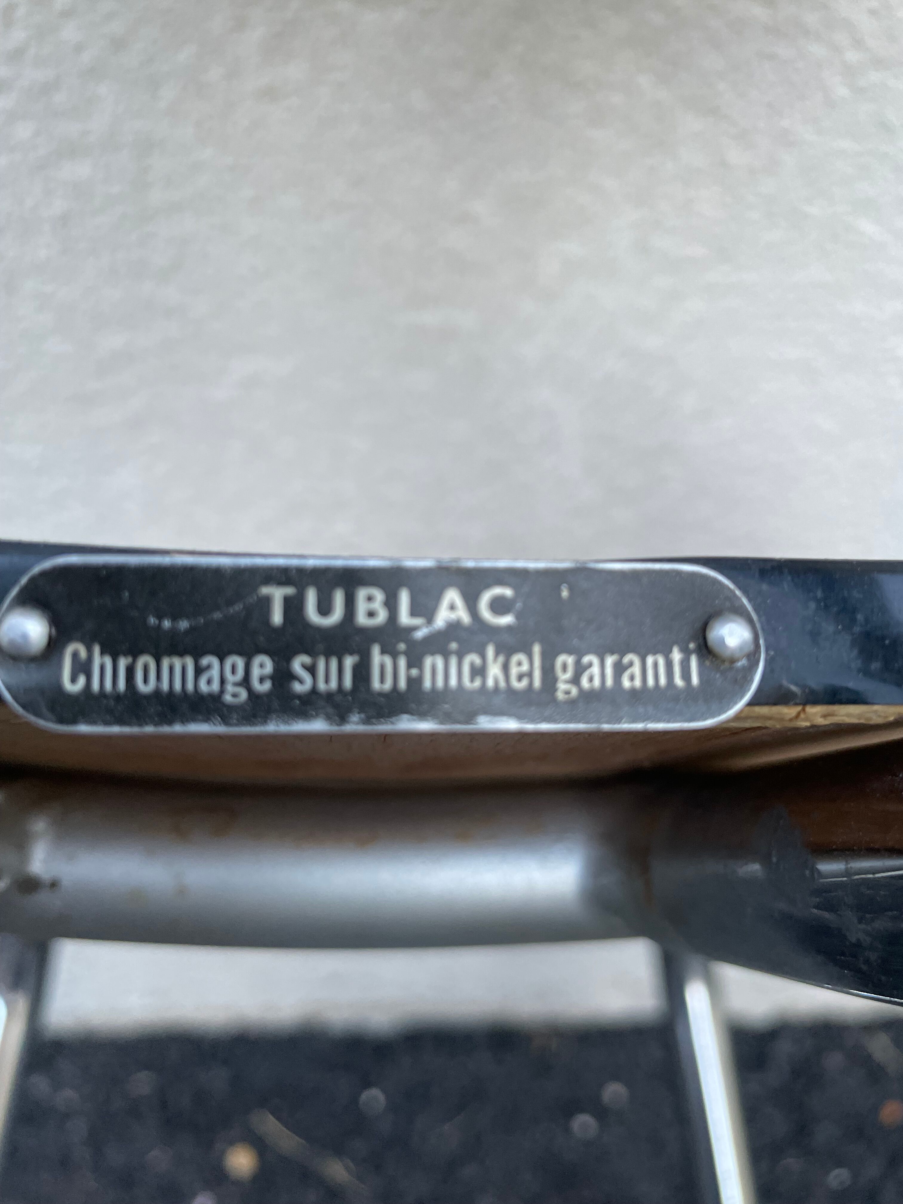 Two-tone formica chairs