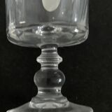 6 digestive glasses made of flanders crystal