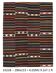 Tapis Kilim à rayures multicolores 7x9, 215x280 cm