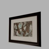 Œuvre graphique « De Bader » kunstenaar Thé van Bergen Nederland, 2010