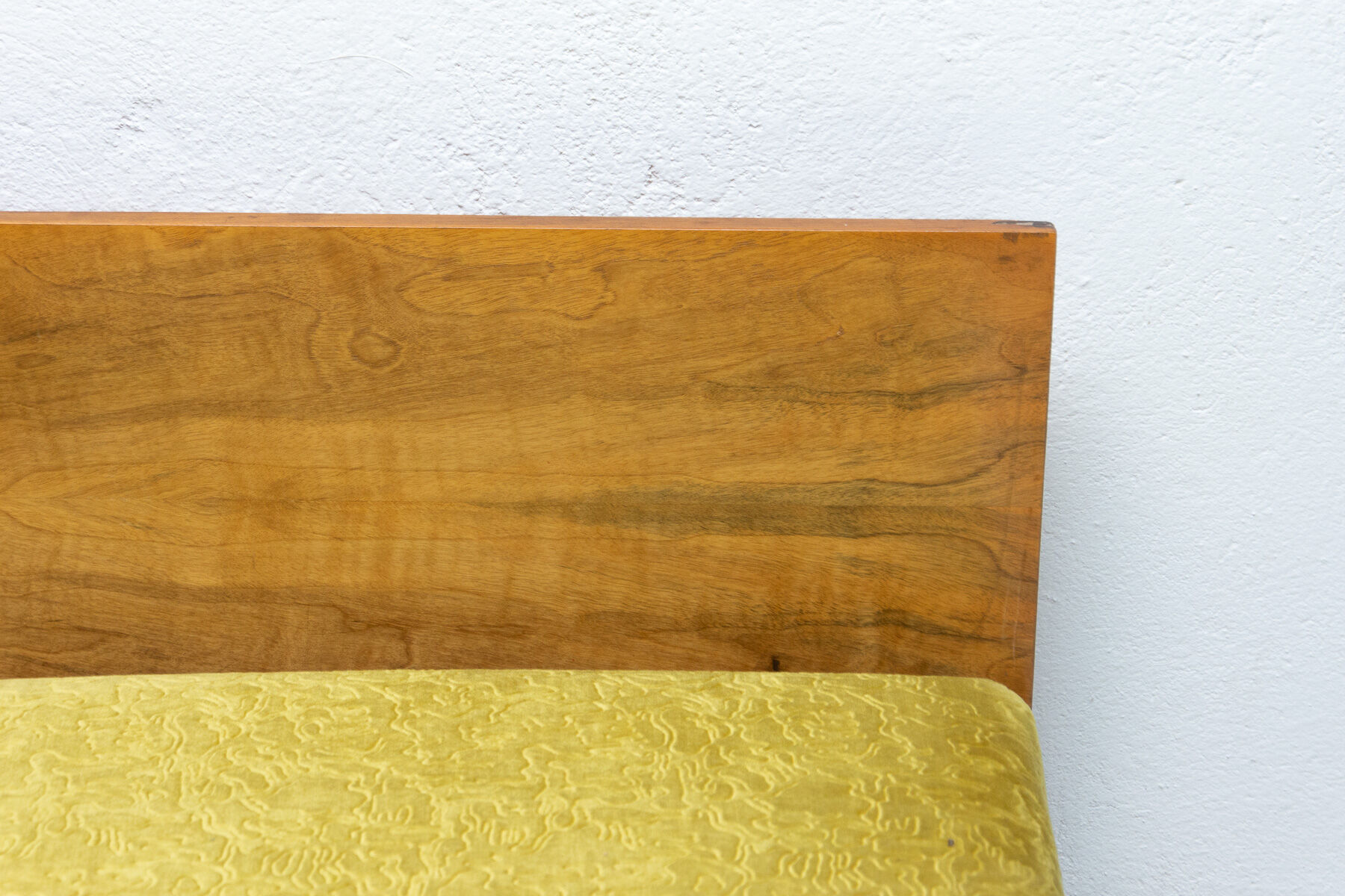 mid century sofabed in walnut by jindrich halabala for up zavody, 1950´s