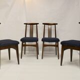 Set of 4 chairs from the 60s/70s, M. Zieliński type 200/100B. Ref Macha