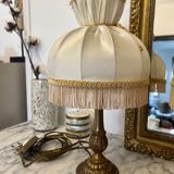 Vintage Brass Bedside Lamps