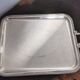 Silver metal tray