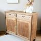 Buffet parisien Art Nouveau en chêne rénové