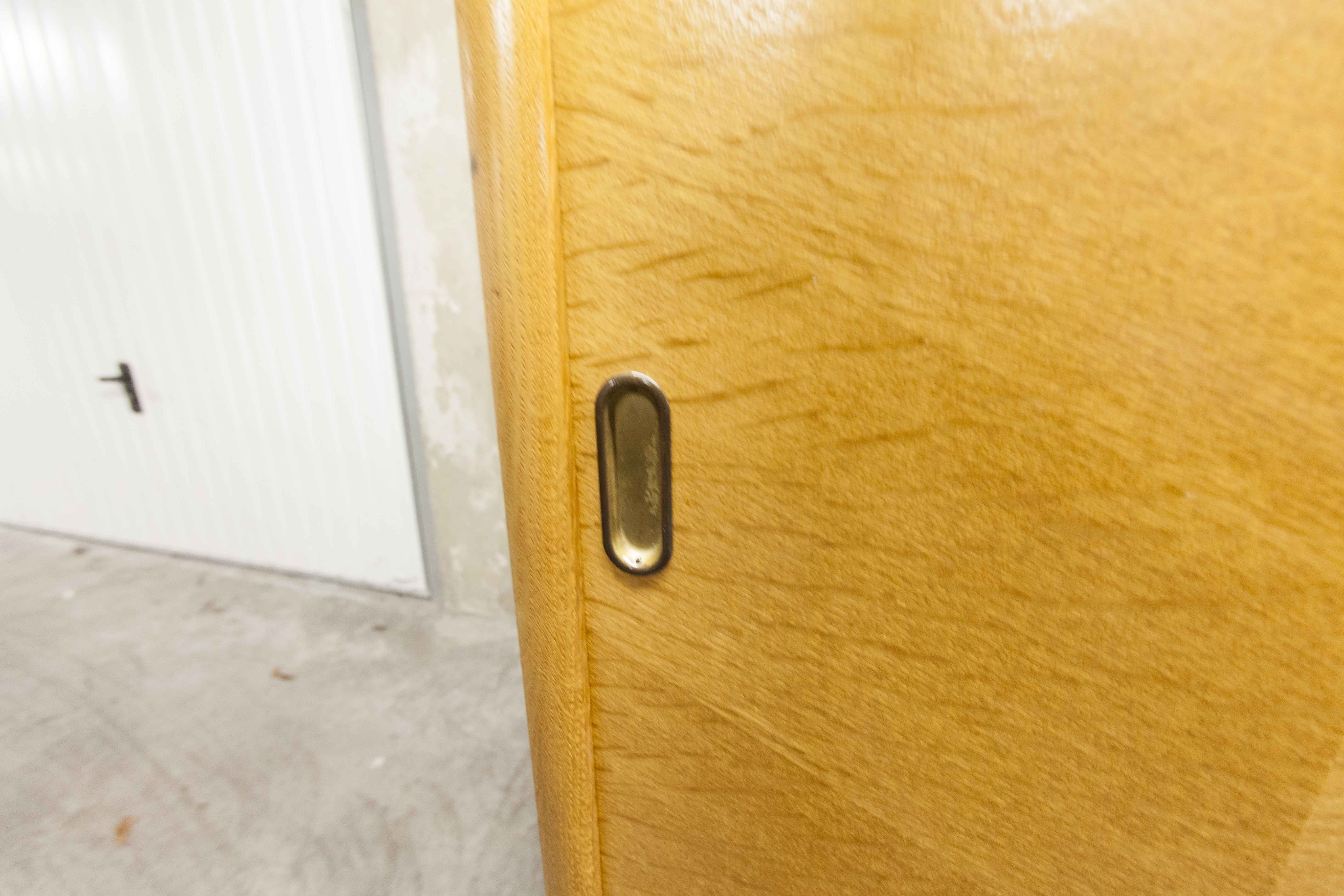 Scandinavian wardrobe 2 sliding doors 1960