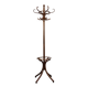 Vintage Curved Wooden Coat Stand VALET, Czechoslovakia, 1970s–1980s