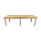 Table de ferme en chêne et sapin Louis Philippe aérogommée
