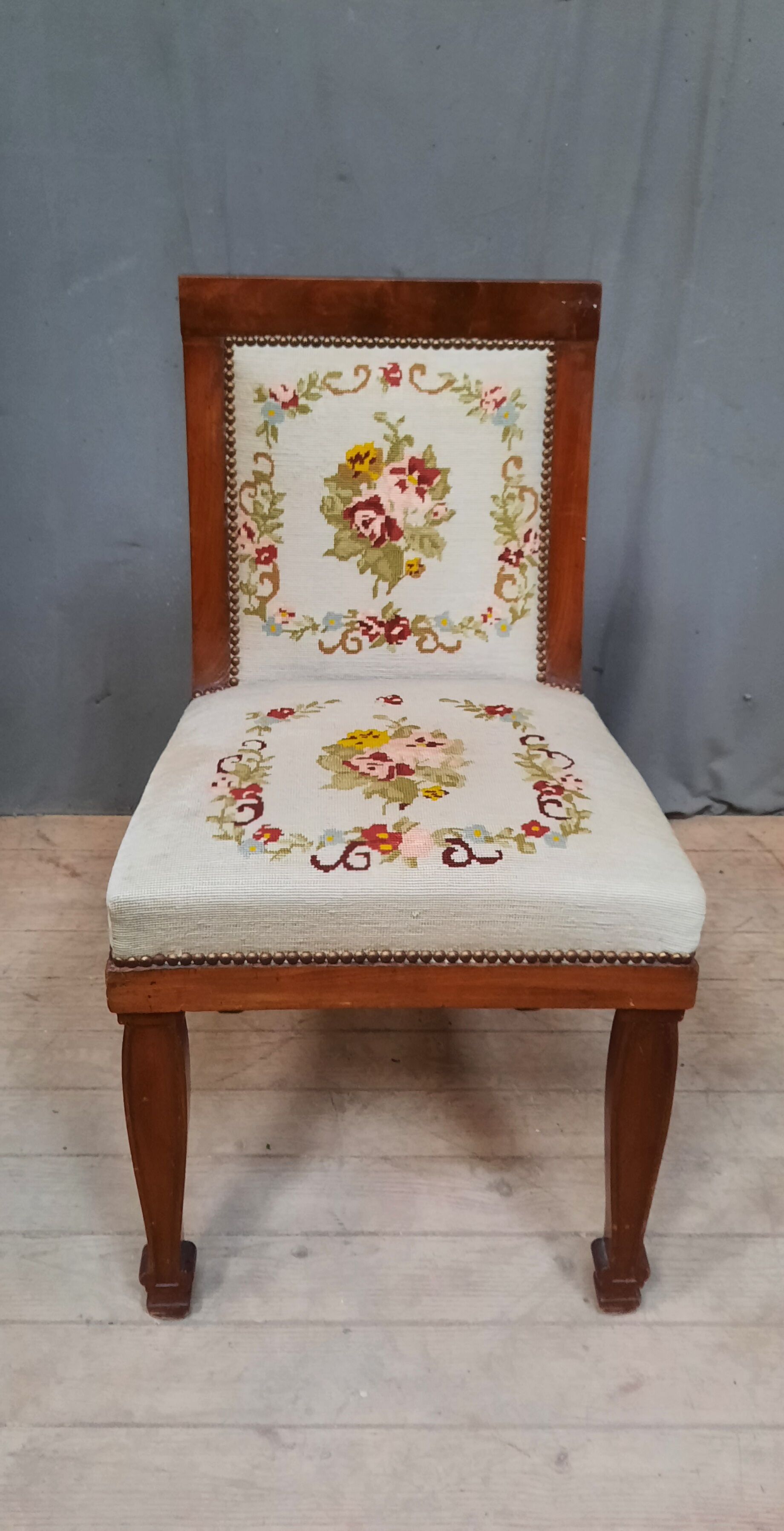 Mahogany consulate chair