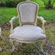 Pair of Louis XV style lacquered armchairs