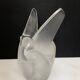 Vase pique fleurs aux colombes Lalique