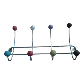 Vintage wall coat rack