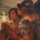 Painting signed Pompeo Massani, Allegory of Victory