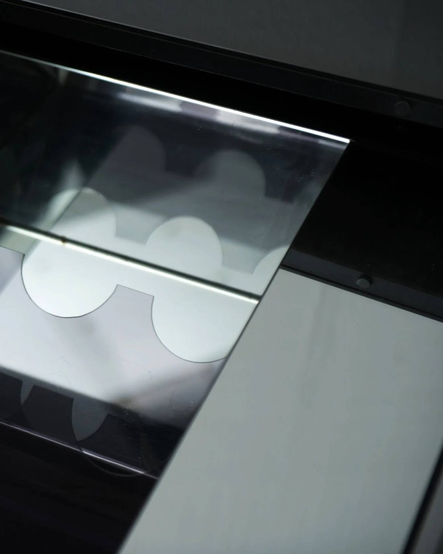 Table basse bar par willy rizzo, cidue, circa 1970