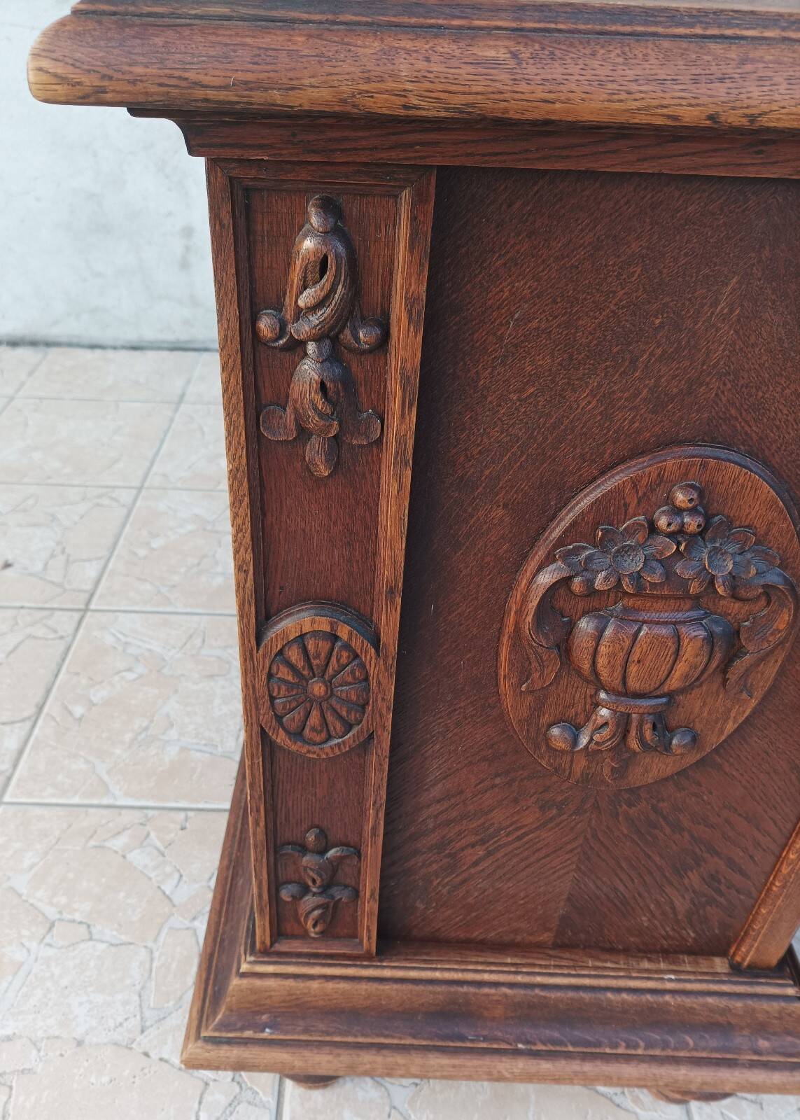 Art Deco oak desk