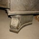 Silverware cabinet - 1940s bar in original black oak with white ceruse finish