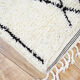 Moroccan carpet white 266x157cm