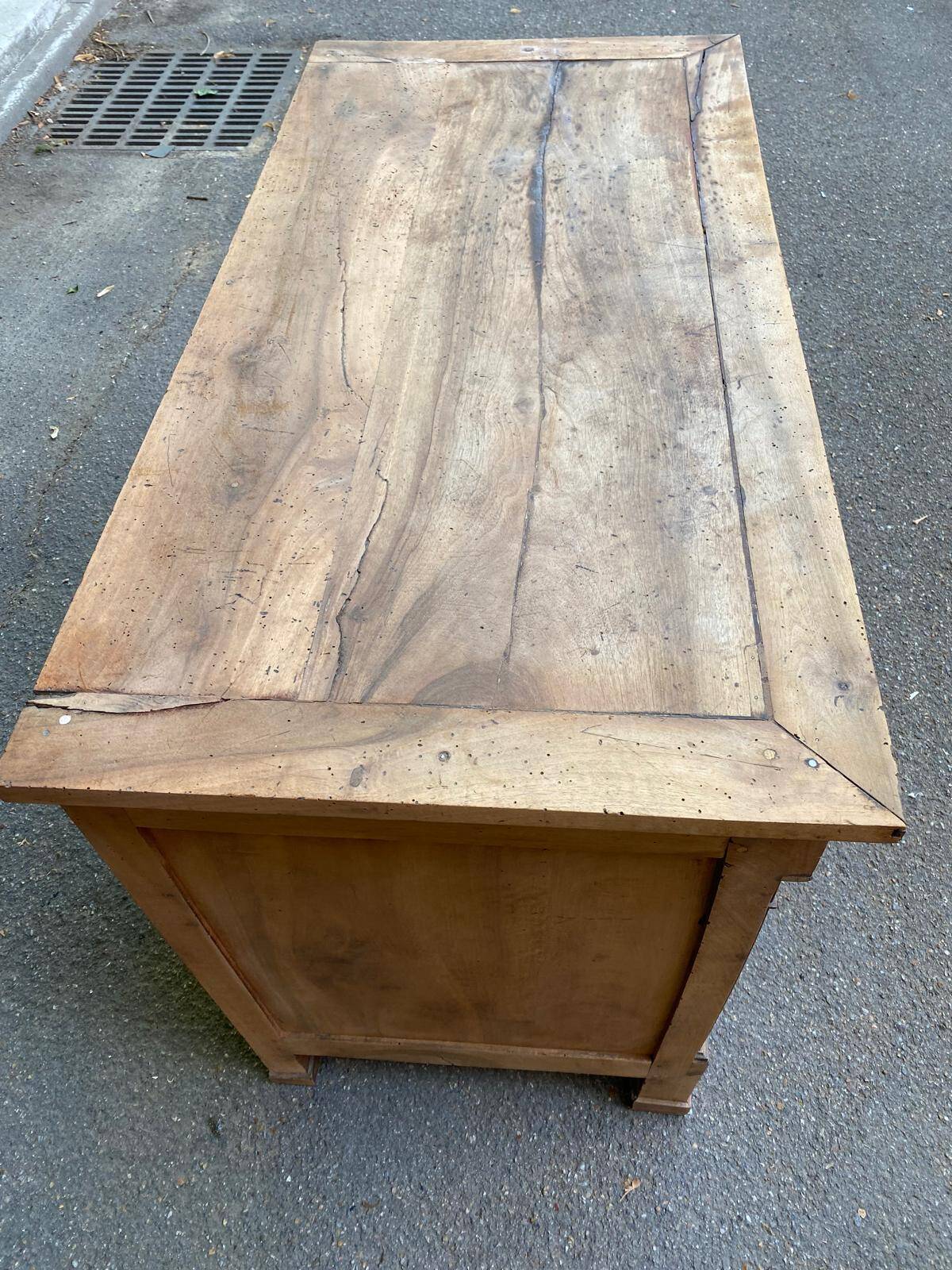 Commode vintage en bois massif Louis Philippe XVIIIème
