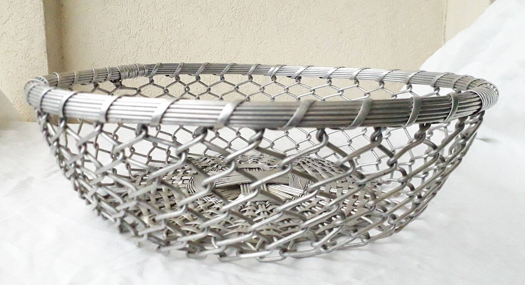Metal basket or hamper