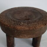 Antique African stool made of Baoulé wood, Ivory Coast