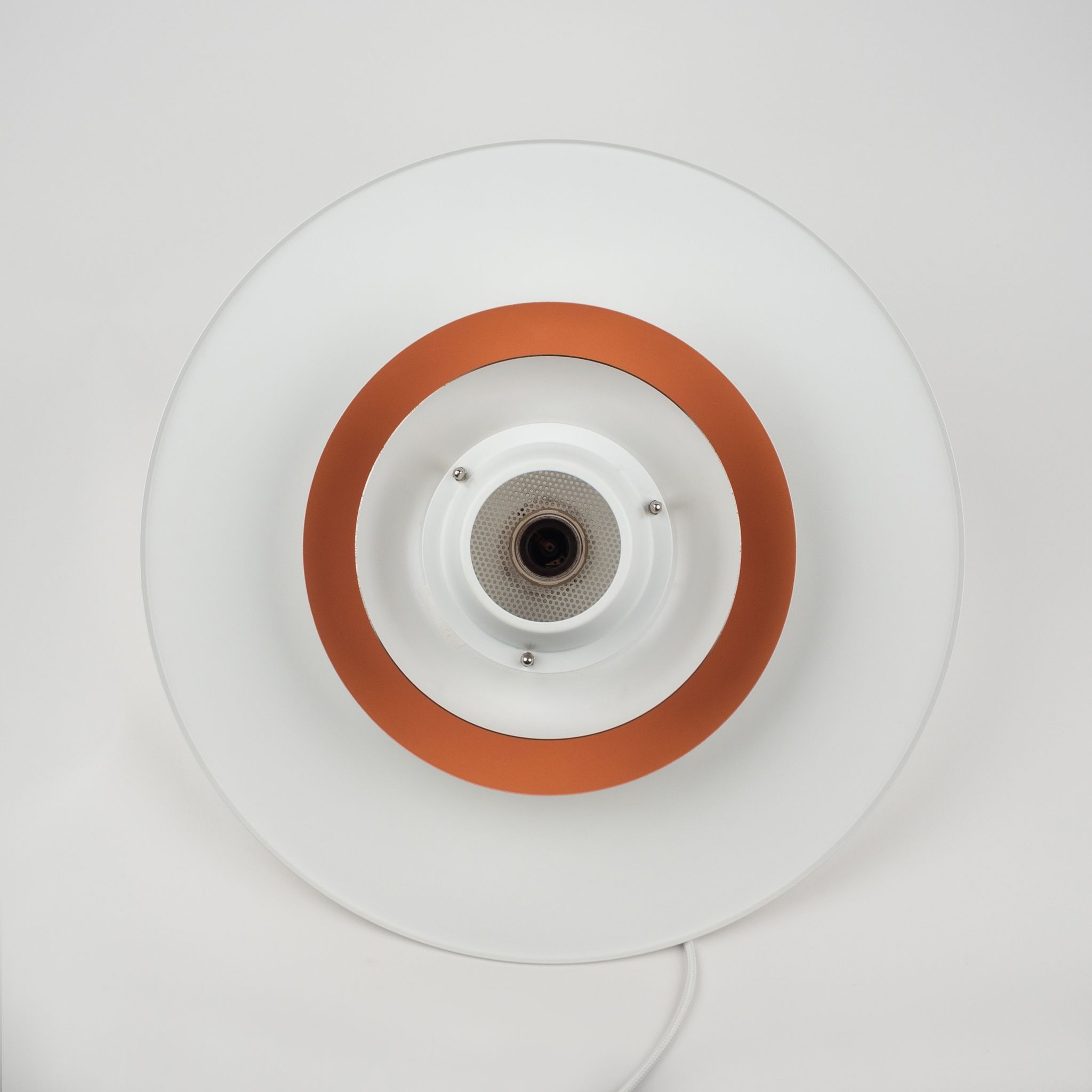 Danish vintage light Sofie by Kurt Wiborg, Jeka, 1980s