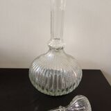 blown glass carafe