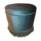 Blue Velvet pouf