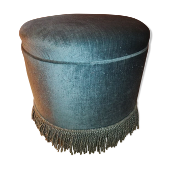 Blue Velvet pouf