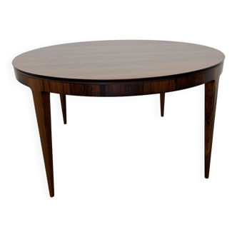 Rossewood Dining Oval Table by Johannes Andersen for CFC Silkeborg, 1960s