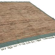 Handwoven Turkish Rustic 290 cm x 370 cm Brown Wool Carpet