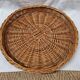 Rattan tray from 1980