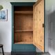 Green hosiery cabinet