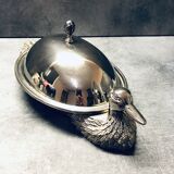 Silver-plated foie gras dome