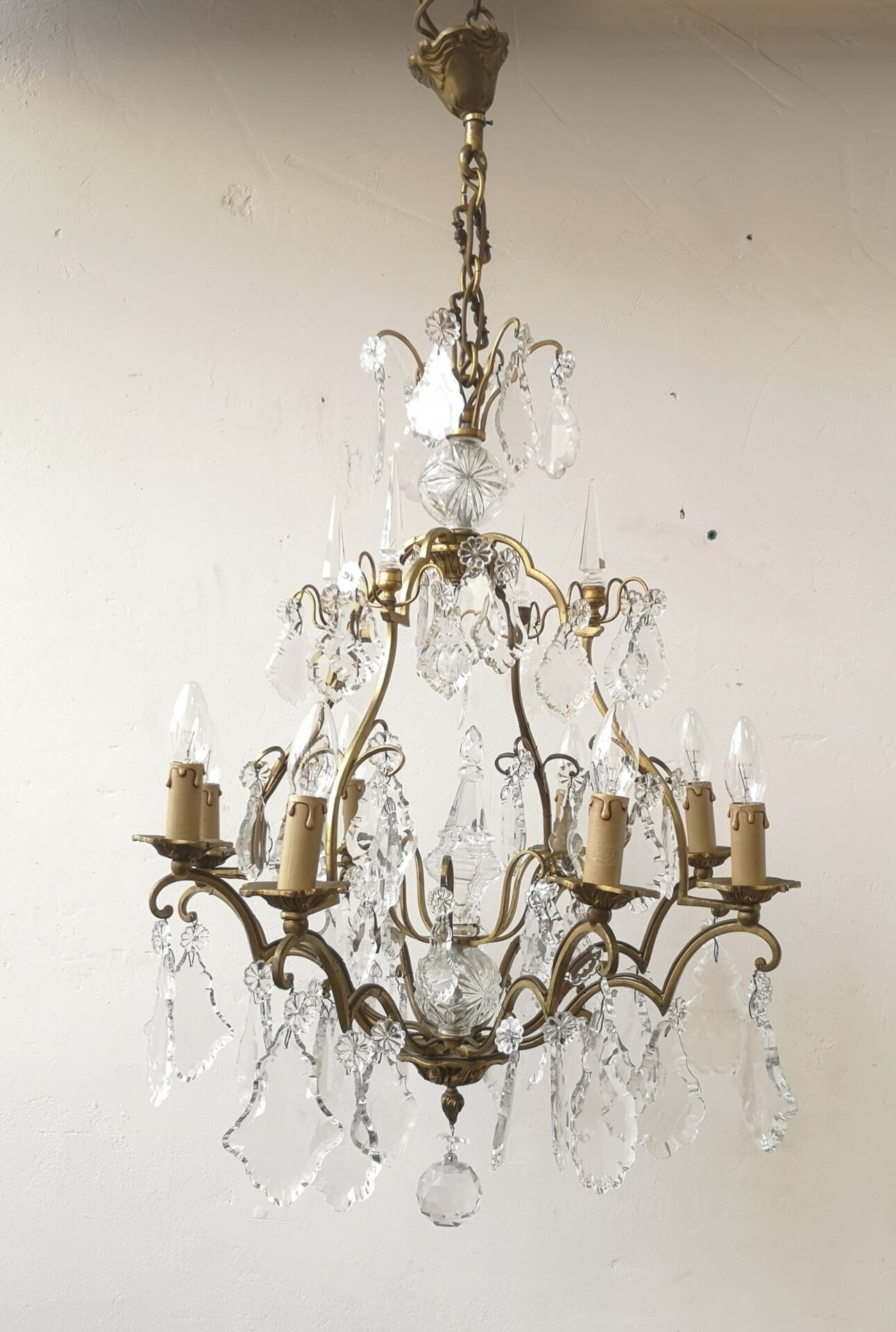 Lustre baccarat stamp cage 8 fires