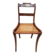 Caned chair from the nineteenth century.