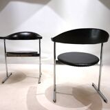 Set of 2 Kaufeld Airport 037 chairs by Geoffrey Harcourt, 1960