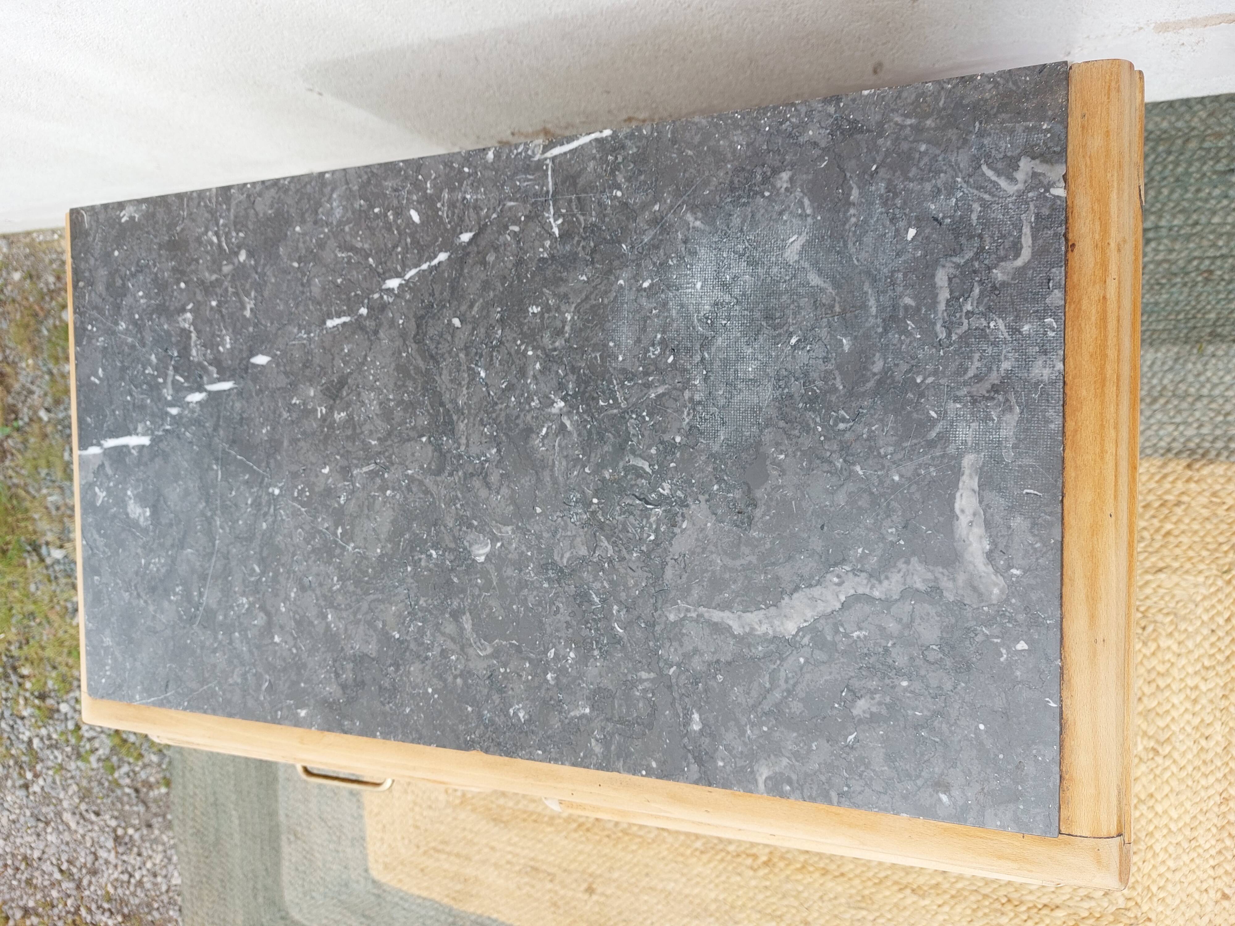 buffet Mado polished, marble top