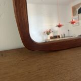 Miroir vintage danois en teck