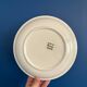Set of 8 vintage Boch La Louviere soup plates, 1970s, kimono model