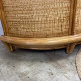 Vintage rattan bar