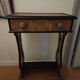 Lyre bedside table