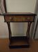Lyre bedside table