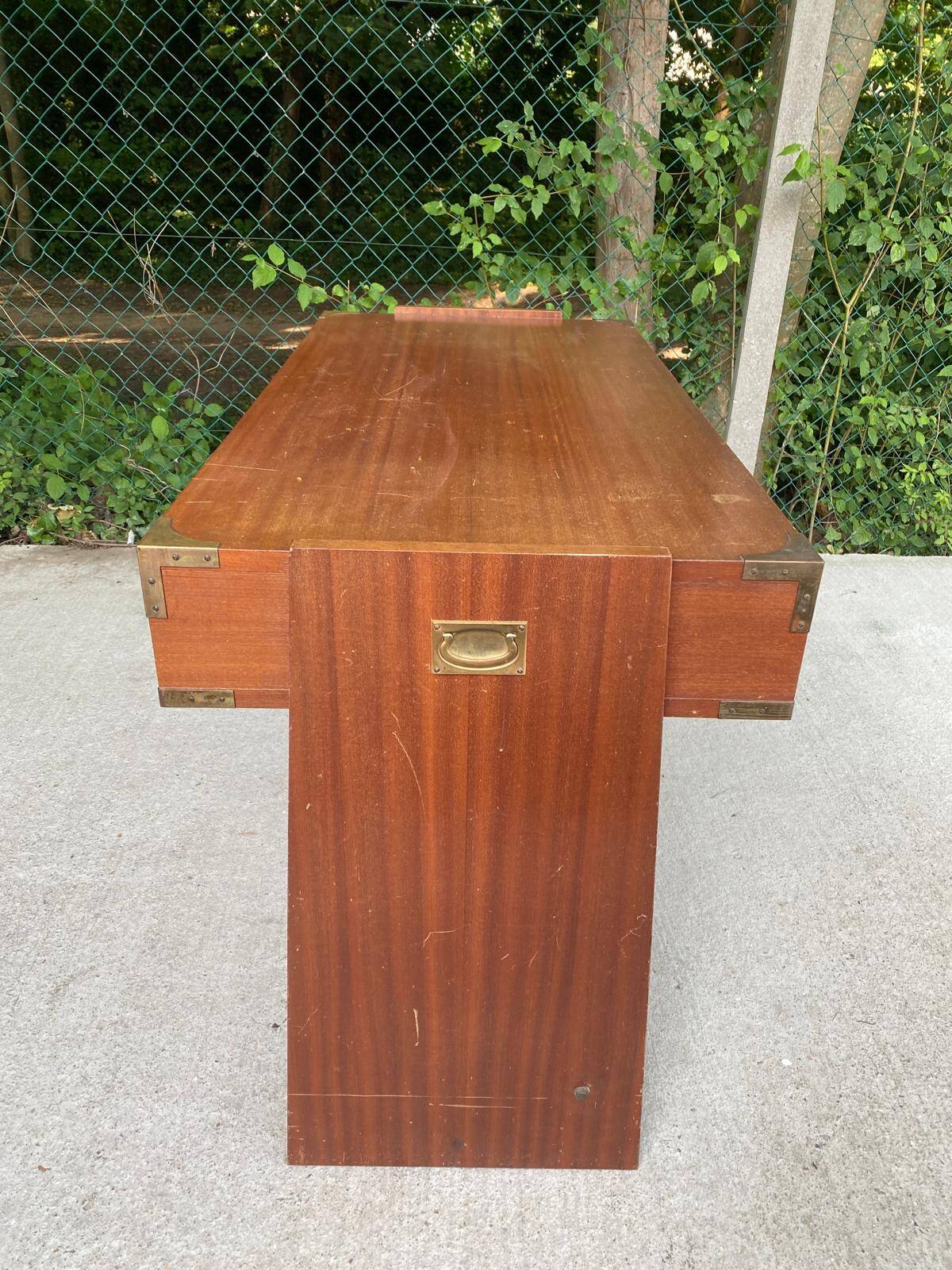 Bureau scandinave Roche bobois en bois 1970