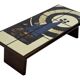 Vintage plant table small side table with rosewood tiles