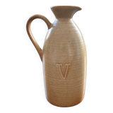 Vilage stoneware wine pitcher