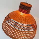 Vintage rattan lampshade