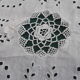 Teacloth overnappe or curtain linen lace hand
