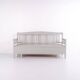 Swedish bench – grey painted – antique – painted pine – c. 1860s